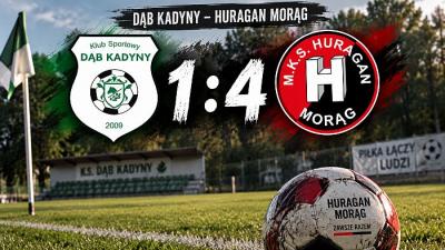 Cztery gole Huraganu i trzy punkty jadą do Morąga