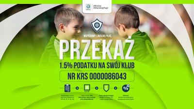 Przekaż 1,5% podatku na swój klub